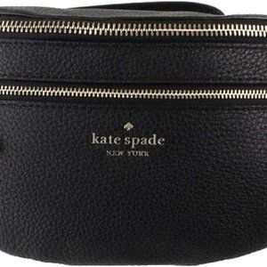 Kate Spade New York Leila Pebble Leather Belt Bag (Black) - NEW